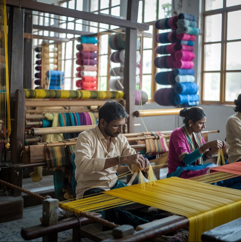 Artisans at Work- The Making of a Habaspuri Saree