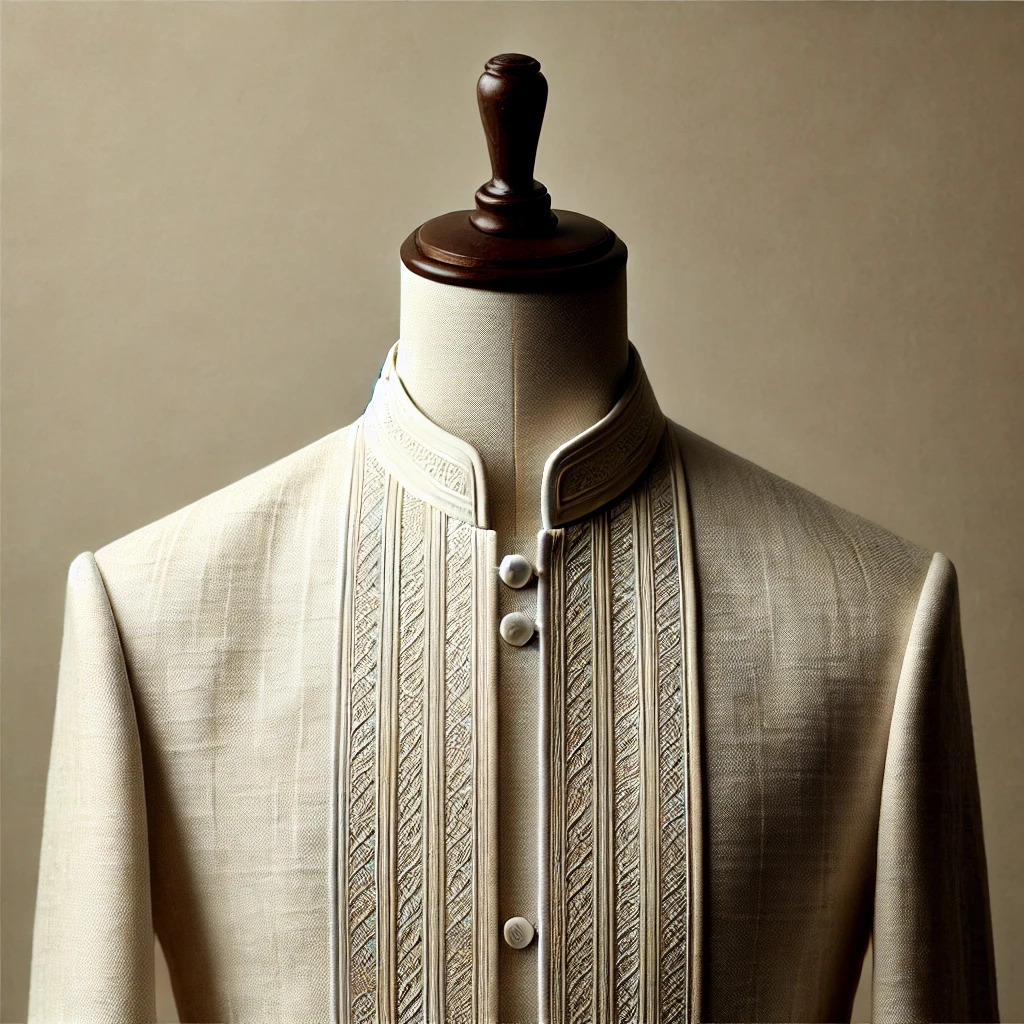 Elegance Redefined The Handwoven Cotton Nehru Jacket