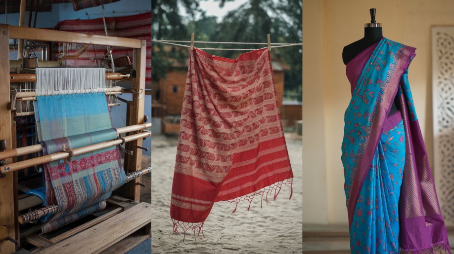 Journey of a Bomkai Saree from Loom to Wardrobe