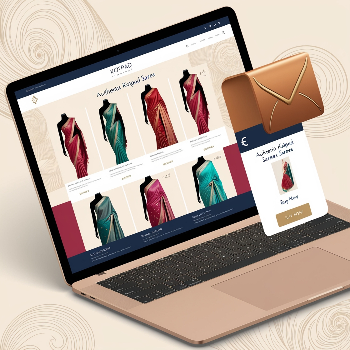 Virtual Shops - Buy Authentic Kotpad Sarees Online