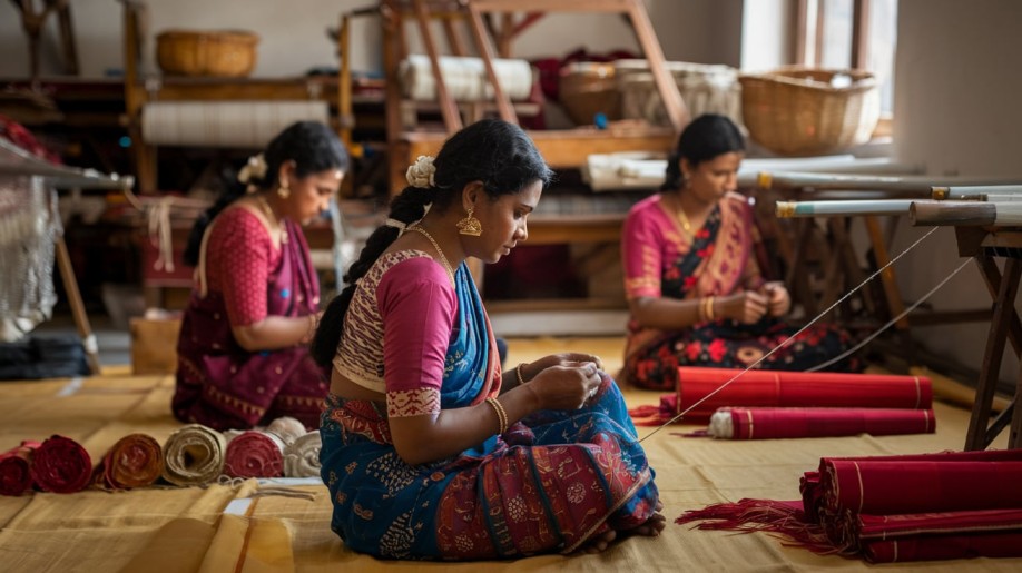 Artisans of Dongria Sarees