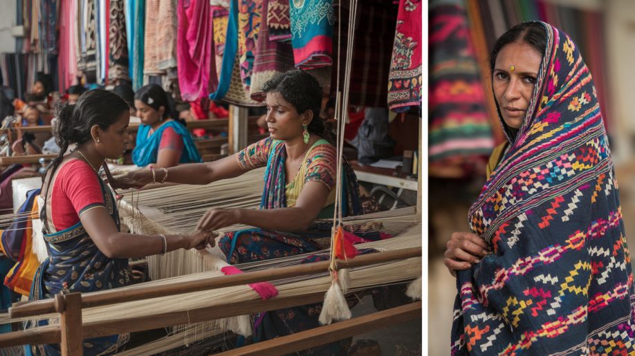 Loom to Glam Dongria Saree