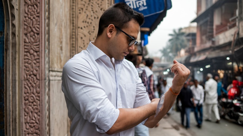 Rolling Up Shirt Sleeves