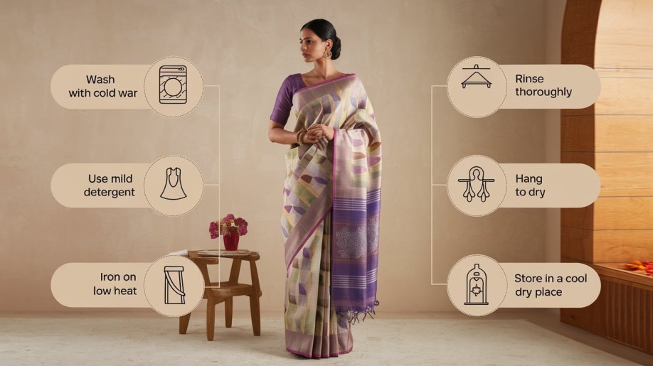 Store Dolabedi Sarees for a Long Time