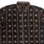 Black - White self Design Sambalpuri Cotton Half Shirt