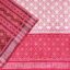 Criss Cross Blossom Sambalpuri Cotton Saree in Red and Pink 1