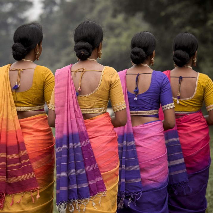 Dongria Saree Color Palette