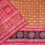 Floral Orange, Black and Maroon Sambalpuri Handwoven Cotton Saree 1