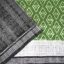 Green, Grey and Black Sambalpuri Handwoven Cotton Saree 1