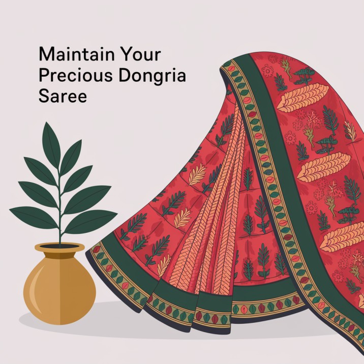 Maintain Your Precious Dongria Saree