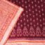 Maroon and Coral Sambalpuri Handwoven Cotton Saree 1