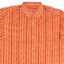 Orange Printed Half-sleeve Sambalpuri Cotton Shirt