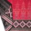 Pasapapalli Elegance Sambalpuri Cotton Saree in Red,white and Black 1