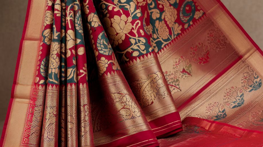 Patterns And Motifs In Barpali Sarees