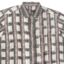 White smoked - Grey Striped Half-sleeve Sambalpuri Cotton Shirt