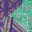 Green, Royal Blue, and Red Pasa Sambalpuri Handwoven Cotton Saree 1