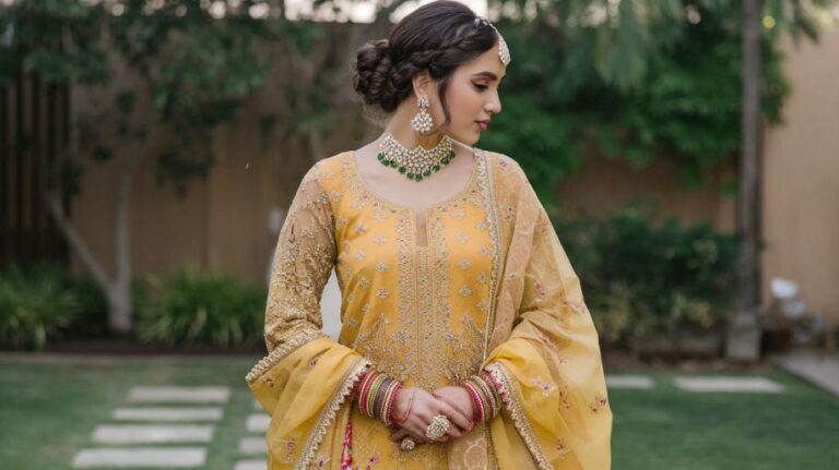 Haldi Outfit Ideas for Women Wedding Look