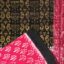 Red, Black and Brass Yellow Sambalpuri Handwoven Cotton Saree 1