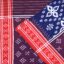 Admiral Blue, Deep Mauve, and Crimson Sambalpuri Cotton Saree 1