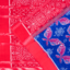 Admiral Blue and Crimson Red Sambalpuri Cotton Saree 1