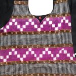 Black and Purple Handwoven Cotton Kurti 1