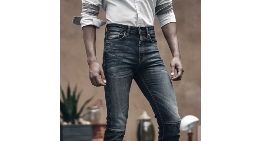 High-Waisted Jeans for Men