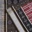 Red Oxide, Snow White, and Charcoal Sambalpuri Pasa Cotton Saree 1